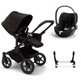 Bugaboo 5 Donkey Mono  – With Cybex Cloud T Plus, T Base and Adapters - Midnight Black