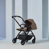 Silver Cross Dune 2 Pushchair & First Folding Carrycot - Mocha