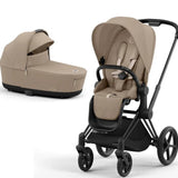 CYBEX e-Priam Pushchair with Lux Carrycot - Matte Black chassis