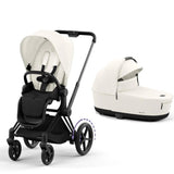 CYBEX e-Priam Pushchair with Lux Carrycot - Matte Black chassis