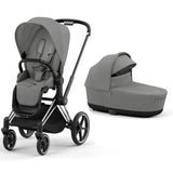 CYBEX Priam Pushchair with carrycot - Chrome and Black