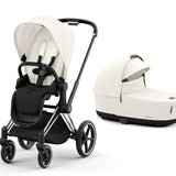 CYBEX Priam Pushchair with carrycot - Chrome and Black