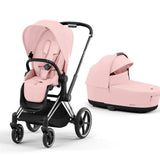 CYBEX Priam Pushchair with carrycot - Chrome and Black