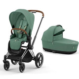 CYBEX Priam Pushchair with carrycot - Chrome and Brown