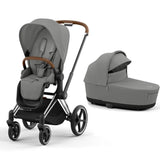 CYBEX Priam Pushchair with carrycot - Chrome and Brown