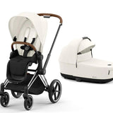 CYBEX Priam Pushchair with carrycot - Chrome and Brown