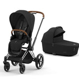 CYBEX Priam Pushchair with carrycot - Chrome and Brown