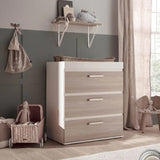 Silver Cross Cot Finchley Oak 3 Piece Set