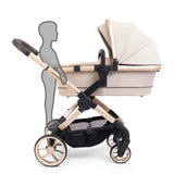 iCandy Peach 7 Pushchair Bundle - Editions Biscotti with Cloud T Plus & T Base